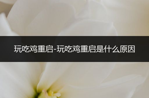 玩吃鸡重启-玩吃鸡重启是什么原因