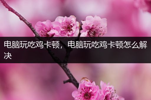电脑玩吃鸡卡顿，电脑玩吃鸡卡顿怎么解决
