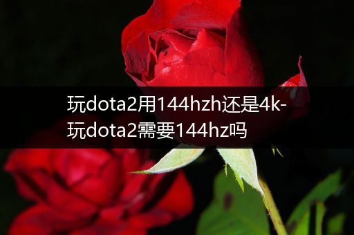 玩dota2用144hzh还是4k-玩dota2需要144hz吗