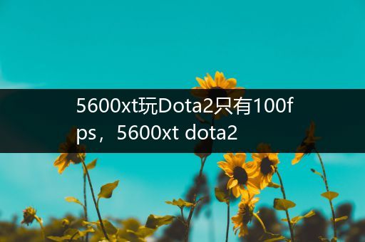 5600xt玩Dota2只有100fps，5600xt dota2