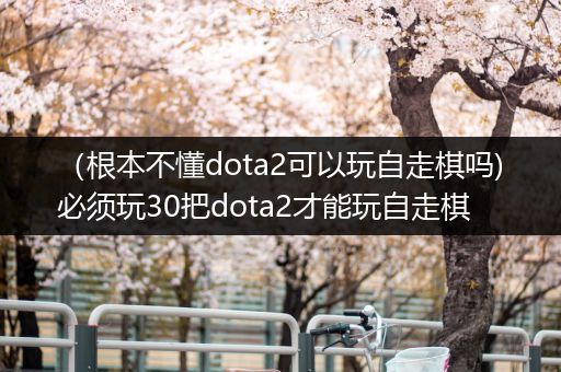 （根本不懂dota2可以玩自走棋吗)必须玩30把dota2才能玩自走棋