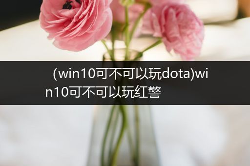 （win10可不可以玩dota)win10可不可以玩红警