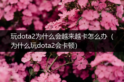 玩dota2为什么会越来越卡怎么办（为什么玩dota2会卡顿）