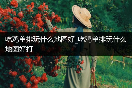 吃鸡单排玩什么地图好_吃鸡单排玩什么地图好打