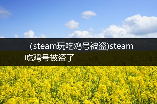 （steam玩吃鸡号被盗)steam吃鸡号被盗了