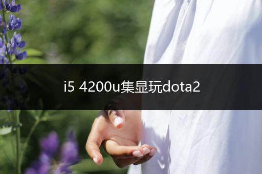 i5 4200u集显玩dota2