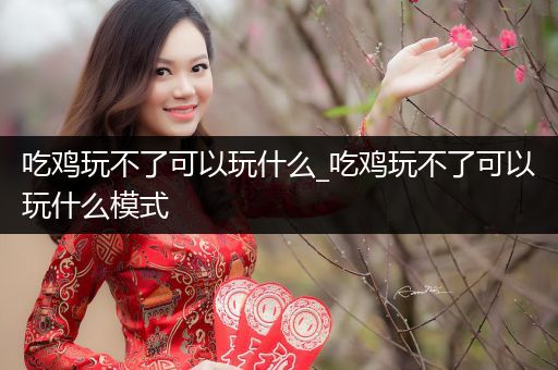 吃鸡玩不了可以玩什么_吃鸡玩不了可以玩什么模式