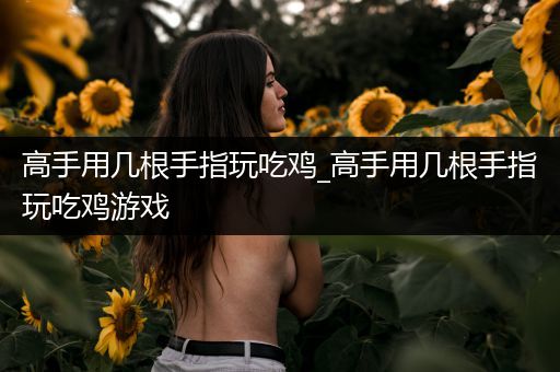 高手用几根手指玩吃鸡_高手用几根手指玩吃鸡游戏