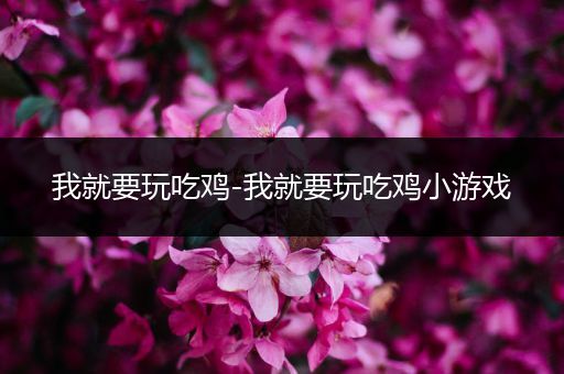 我就要玩吃鸡-我就要玩吃鸡小游戏