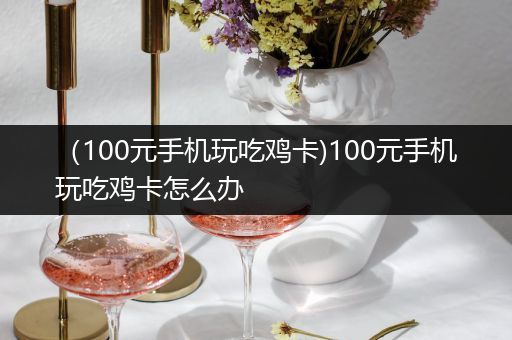 （100元手机玩吃鸡卡)100元手机玩吃鸡卡怎么办