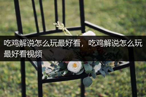吃鸡解说怎么玩最好看，吃鸡解说怎么玩最好看视频