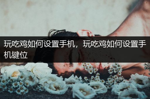 玩吃鸡如何设置手机，玩吃鸡如何设置手机键位