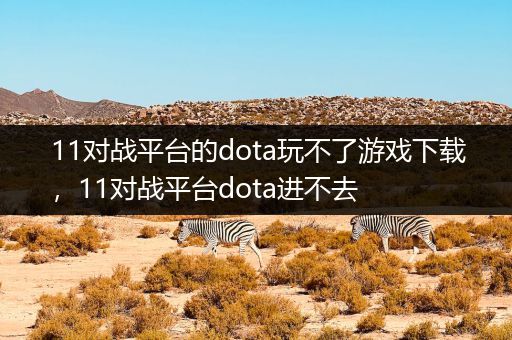 11对战平台的dota玩不了游戏下载，11对战平台dota进不去