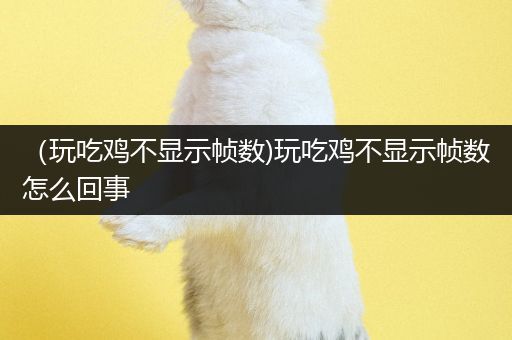 （玩吃鸡不显示帧数)玩吃鸡不显示帧数怎么回事