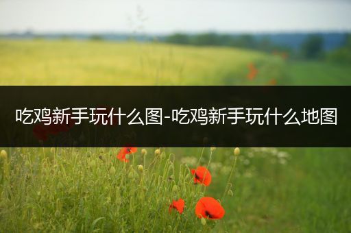 吃鸡新手玩什么图-吃鸡新手玩什么地图