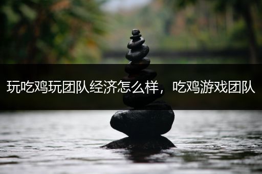 玩吃鸡玩团队经济怎么样，吃鸡游戏团队