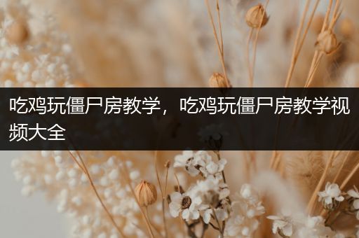 吃鸡玩僵尸房教学，吃鸡玩僵尸房教学视频大全