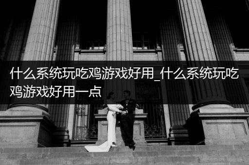 什么系统玩吃鸡游戏好用_什么系统玩吃鸡游戏好用一点