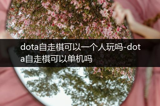 dota自走棋可以一个人玩吗-dota自走棋可以单机吗