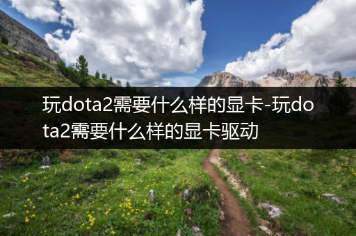 玩dota2需要什么样的显卡-玩dota2需要什么样的显卡驱动