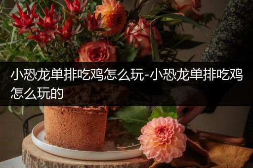 小恐龙单排吃鸡怎么玩-小恐龙单排吃鸡怎么玩的