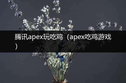 腾讯apex玩吃鸡（apex吃鸡游戏）