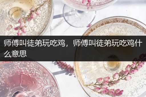 师傅叫徒弟玩吃鸡，师傅叫徒弟玩吃鸡什么意思