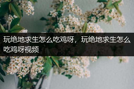 玩绝地求生怎么吃鸡呀，玩绝地求生怎么吃鸡呀视频