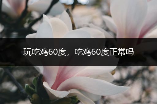 玩吃鸡60度，吃鸡60度正常吗