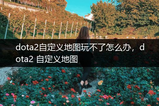 dota2自定义地图玩不了怎么办，dota2 自定义地图