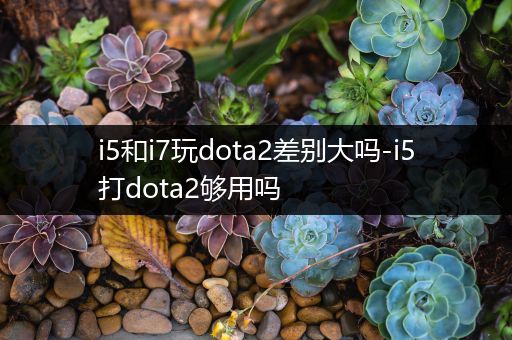 i5和i7玩dota2差别大吗-i5打dota2够用吗