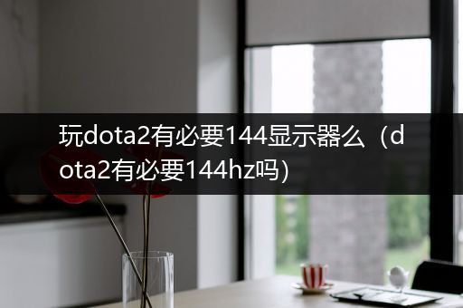 玩dota2有必要144显示器么（dota2有必要144hz吗）