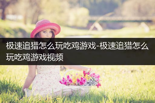 极速追猎怎么玩吃鸡游戏-极速追猎怎么玩吃鸡游戏视频