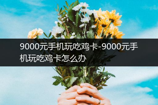 9000元手机玩吃鸡卡-9000元手机玩吃鸡卡怎么办