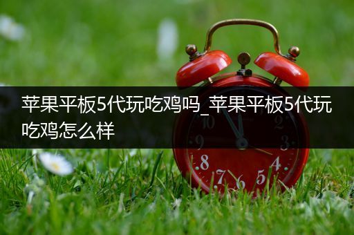 苹果平板5代玩吃鸡吗_苹果平板5代玩吃鸡怎么样