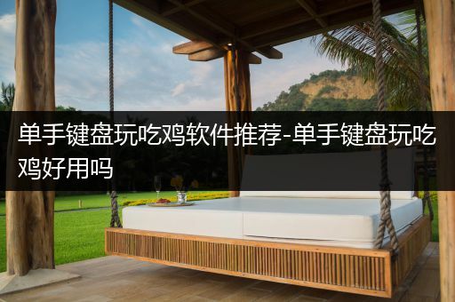 单手键盘玩吃鸡软件推荐-单手键盘玩吃鸡好用吗