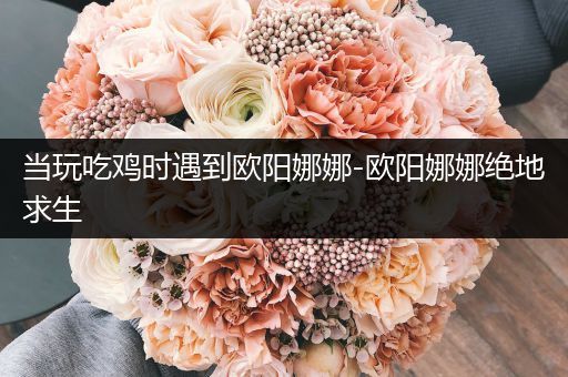 当玩吃鸡时遇到欧阳娜娜-欧阳娜娜绝地求生
