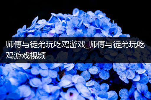 师傅与徒弟玩吃鸡游戏_师傅与徒弟玩吃鸡游戏视频