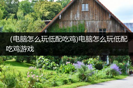 （电脑怎么玩低配吃鸡)电脑怎么玩低配吃鸡游戏