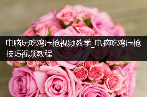 电脑玩吃鸡压枪视频教学_电脑吃鸡压枪技巧视频教程