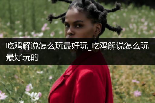 吃鸡解说怎么玩最好玩_吃鸡解说怎么玩最好玩的