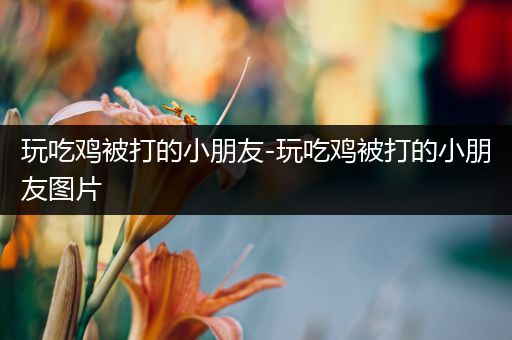 玩吃鸡被打的小朋友-玩吃鸡被打的小朋友图片