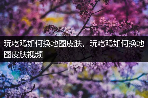 玩吃鸡如何换地图皮肤，玩吃鸡如何换地图皮肤视频