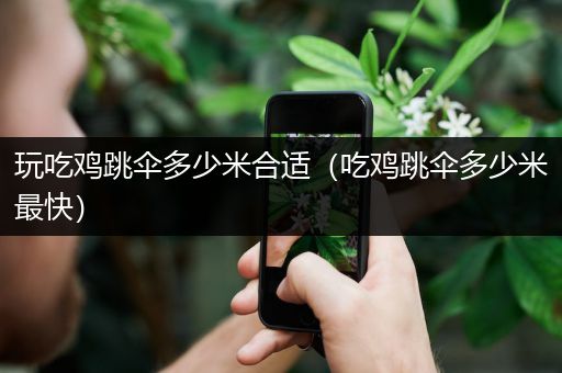 玩吃鸡跳伞多少米合适（吃鸡跳伞多少米最快）