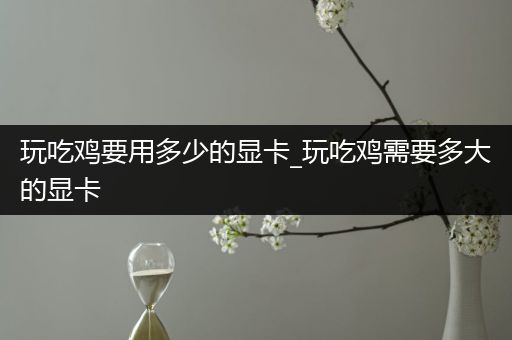 玩吃鸡要用多少的显卡_玩吃鸡需要多大的显卡