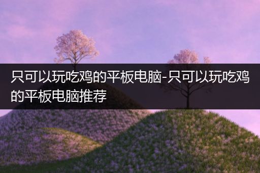 只可以玩吃鸡的平板电脑-只可以玩吃鸡的平板电脑推荐