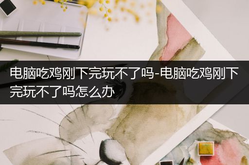 电脑吃鸡刚下完玩不了吗-电脑吃鸡刚下完玩不了吗怎么办