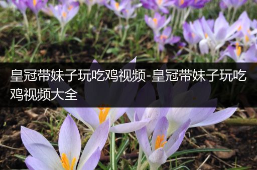 皇冠带妹子玩吃鸡视频-皇冠带妹子玩吃鸡视频大全