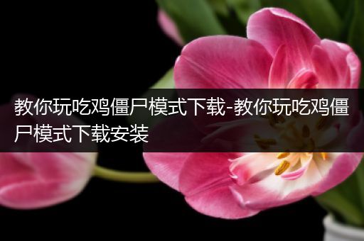 教你玩吃鸡僵尸模式下载-教你玩吃鸡僵尸模式下载安装