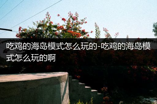吃鸡的海岛模式怎么玩的-吃鸡的海岛模式怎么玩的啊